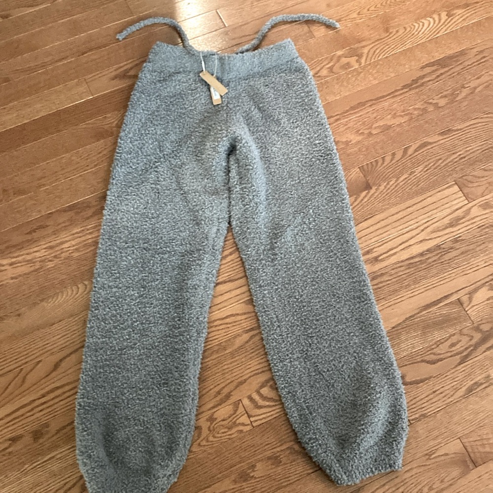 Skims cozy knit jogger in smoke